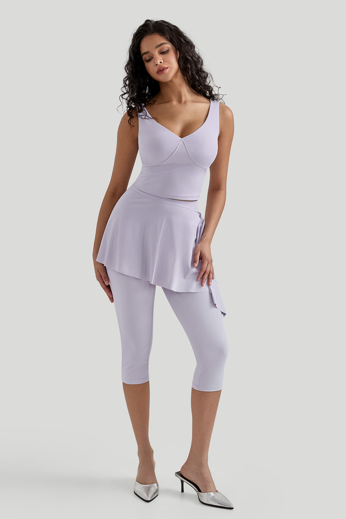 *Market-leading*Breathable Cooling Skirted Cropped Sets