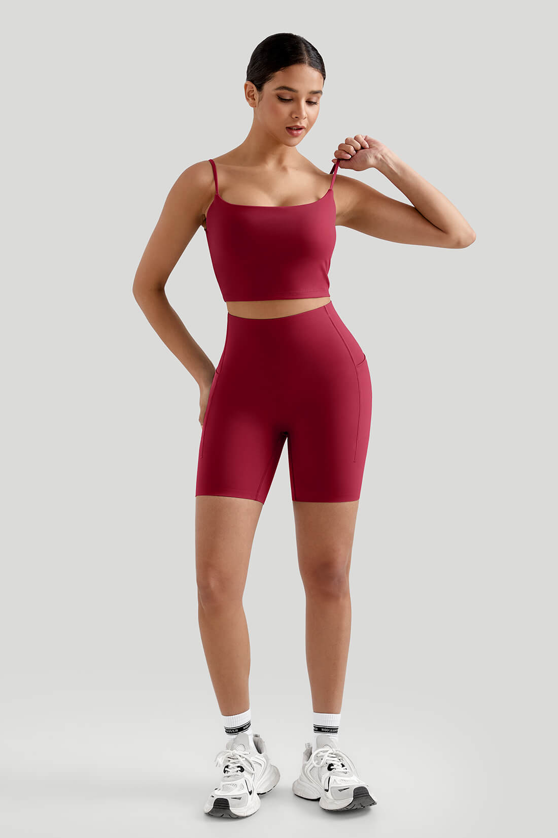 *Market-leading*Spaghetti Strap 2Pcs Short Set