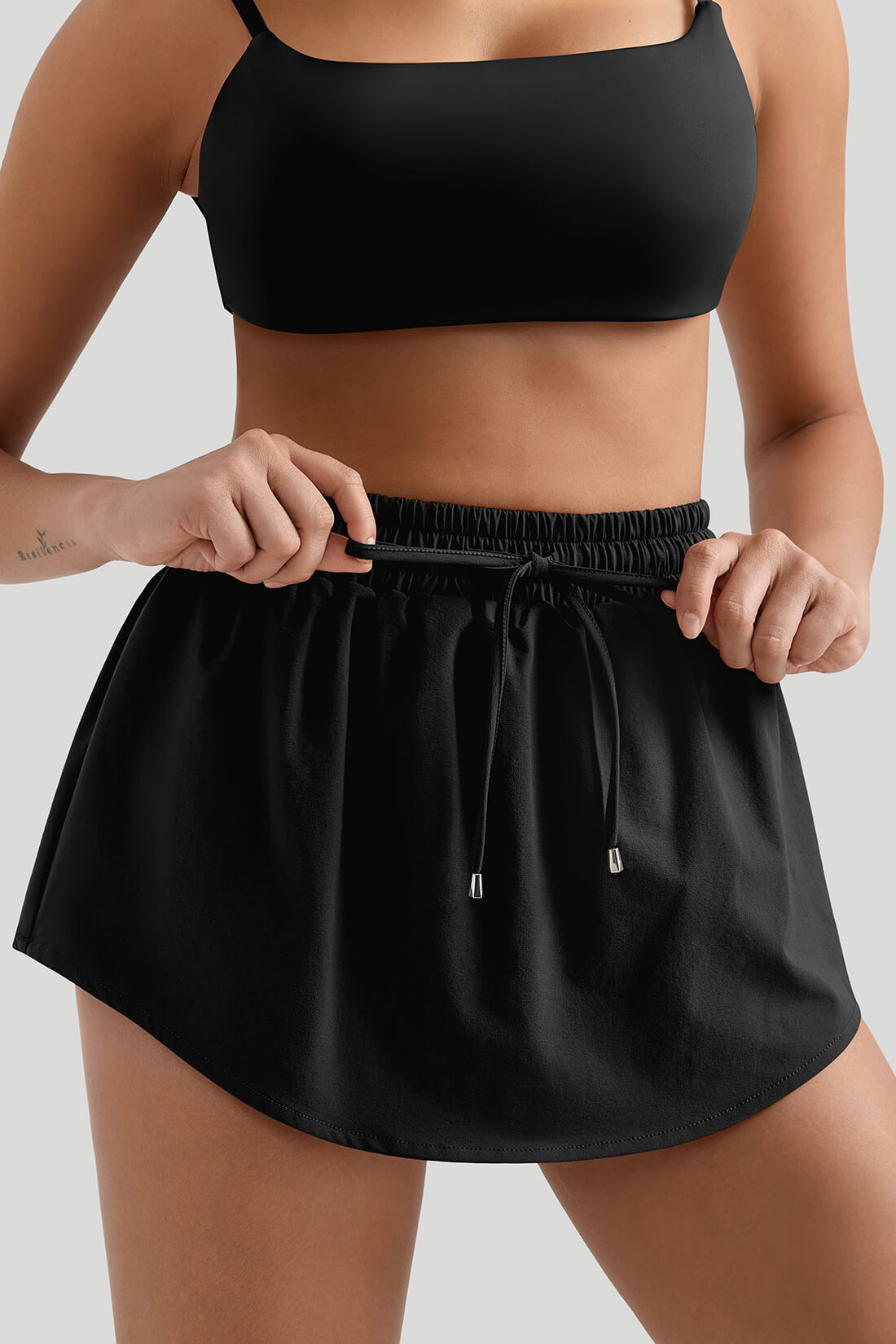 *Market-leading*Backless Sexy 2Pcs Skort Set