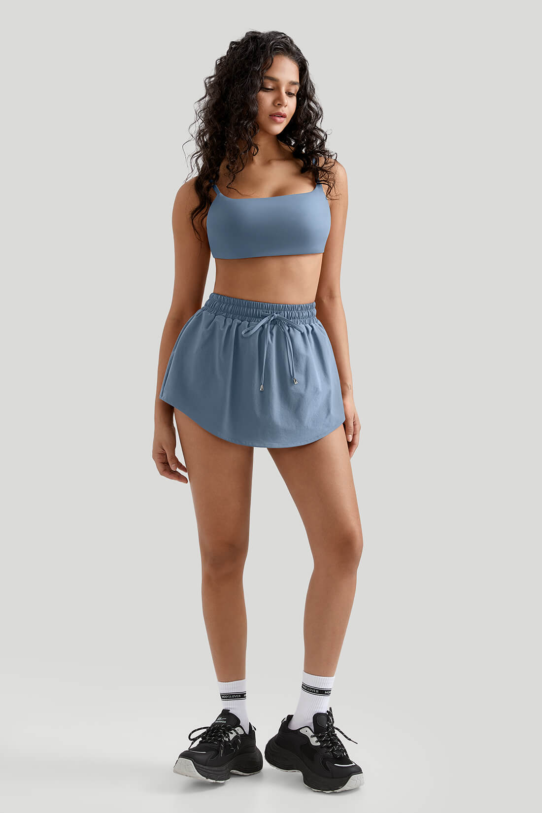 *Market-leading*Backless Sexy 2Pcs Skort Set