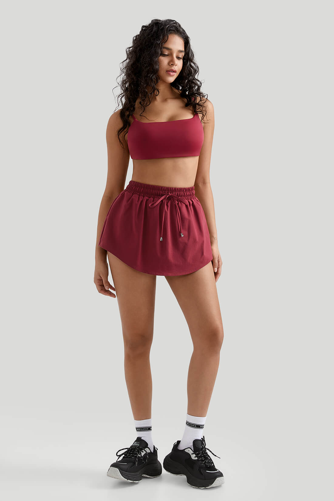 *Market-leading*Backless Sexy 2Pcs Skort Set