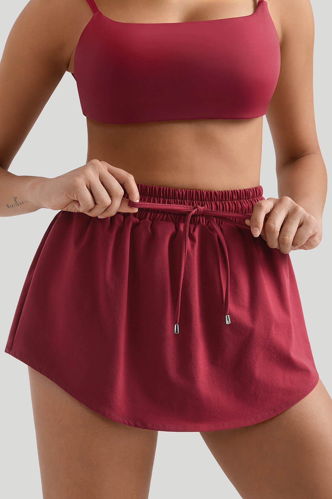 *Market-leading*Backless Sexy 2Pcs Skort Set