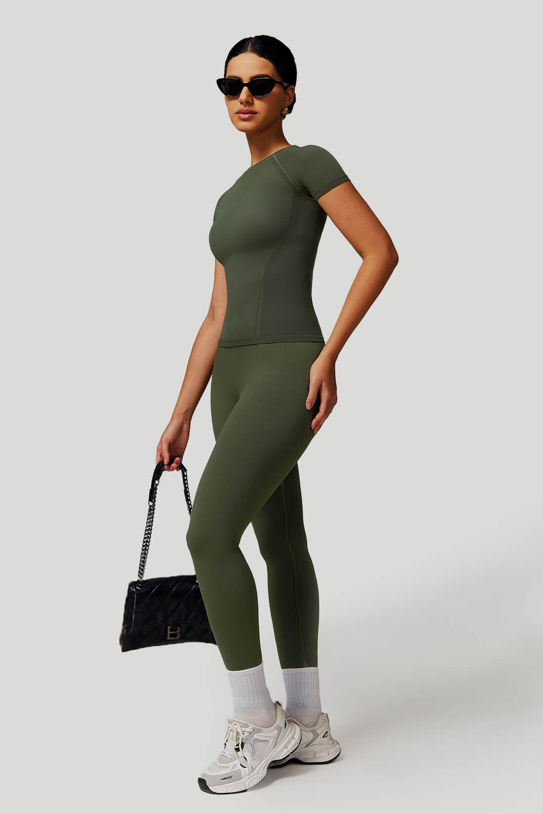 Quick Dry Short Sleeves Fitness Set