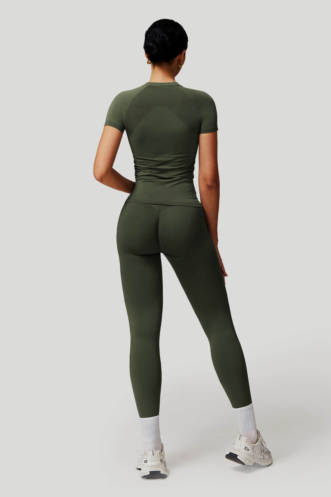 Quick Dry Short Sleeves Fitness Set