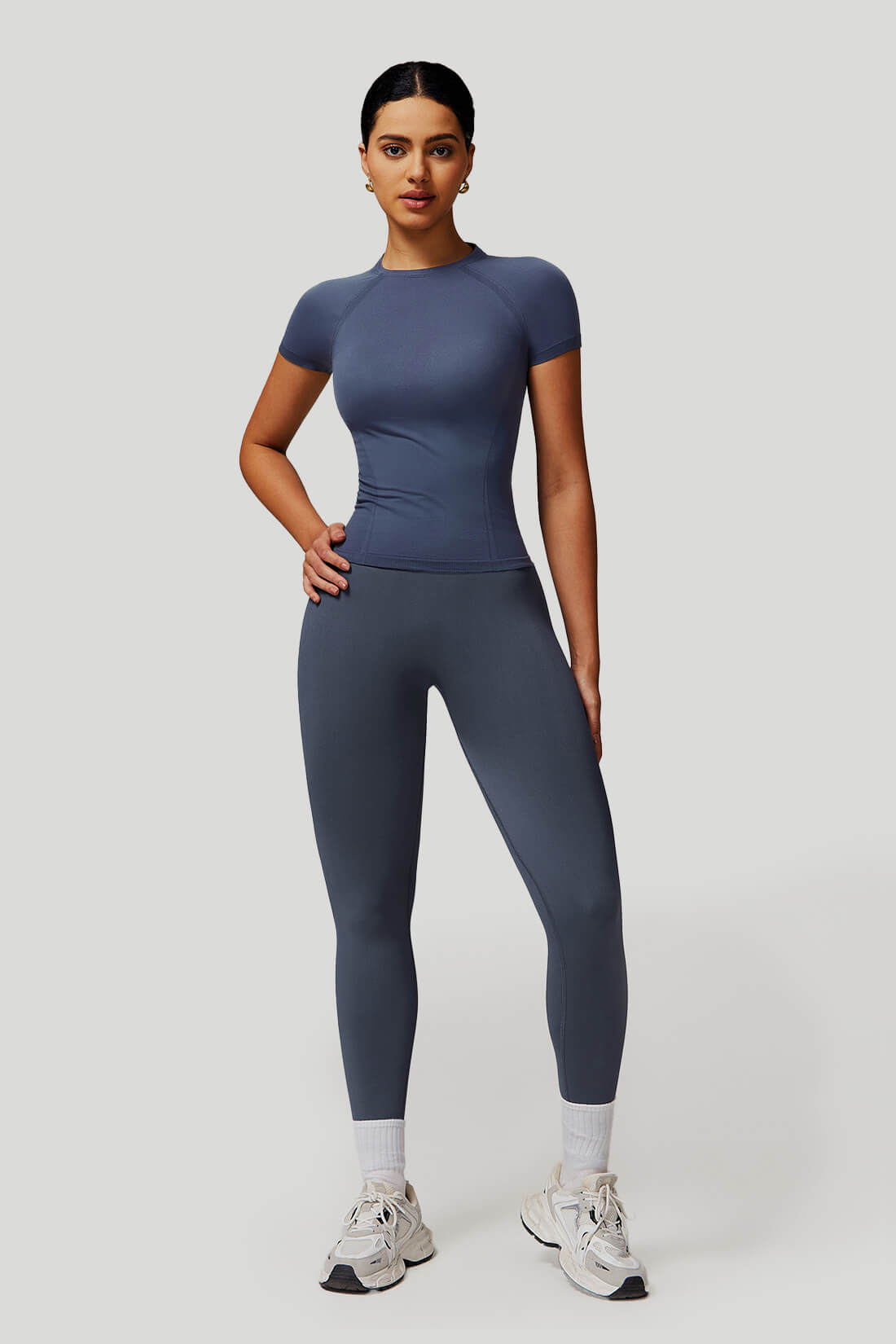 Quick Dry Short Sleeves Fitness Set