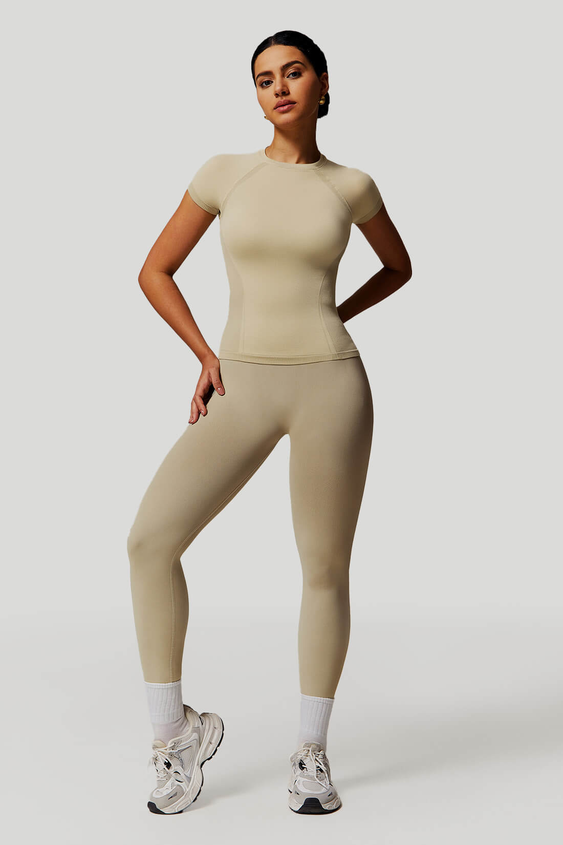 Quick Dry Short Sleeves Fitness Set