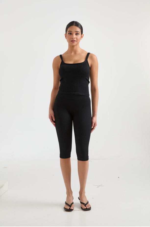 *Market-leading*Comfortable Sleeveless top and cropped pants Set