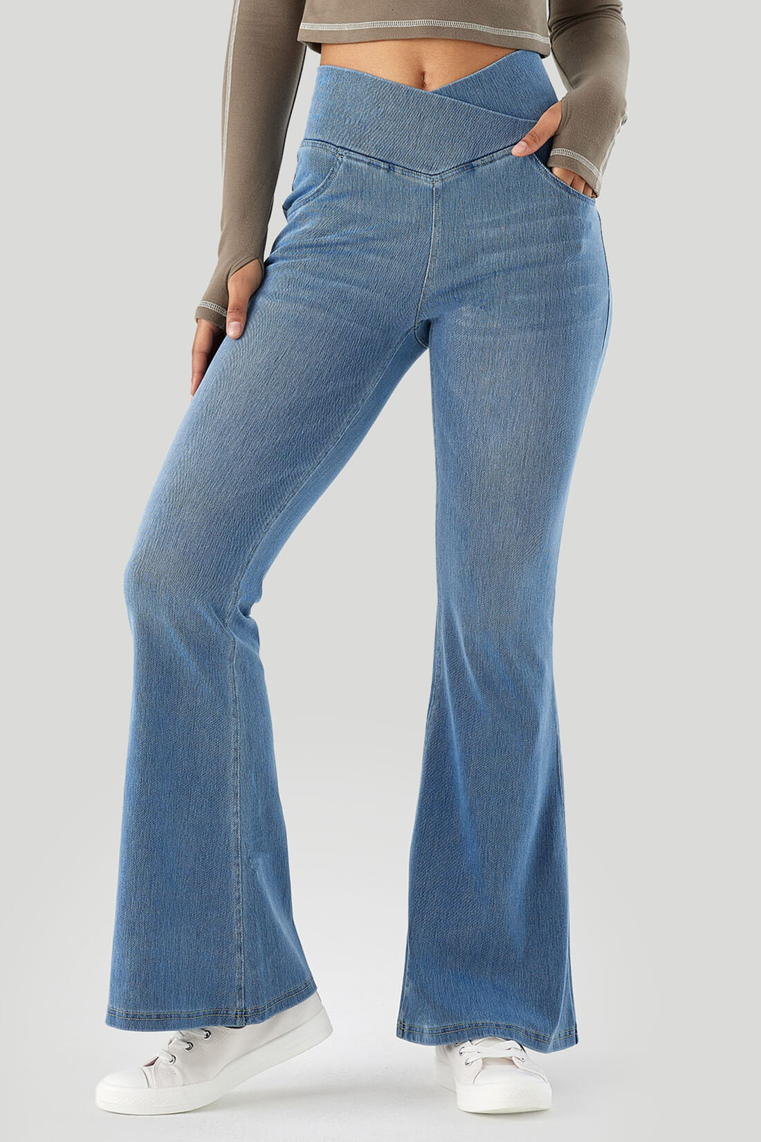 *Market-leading*Flare Denim Jeans