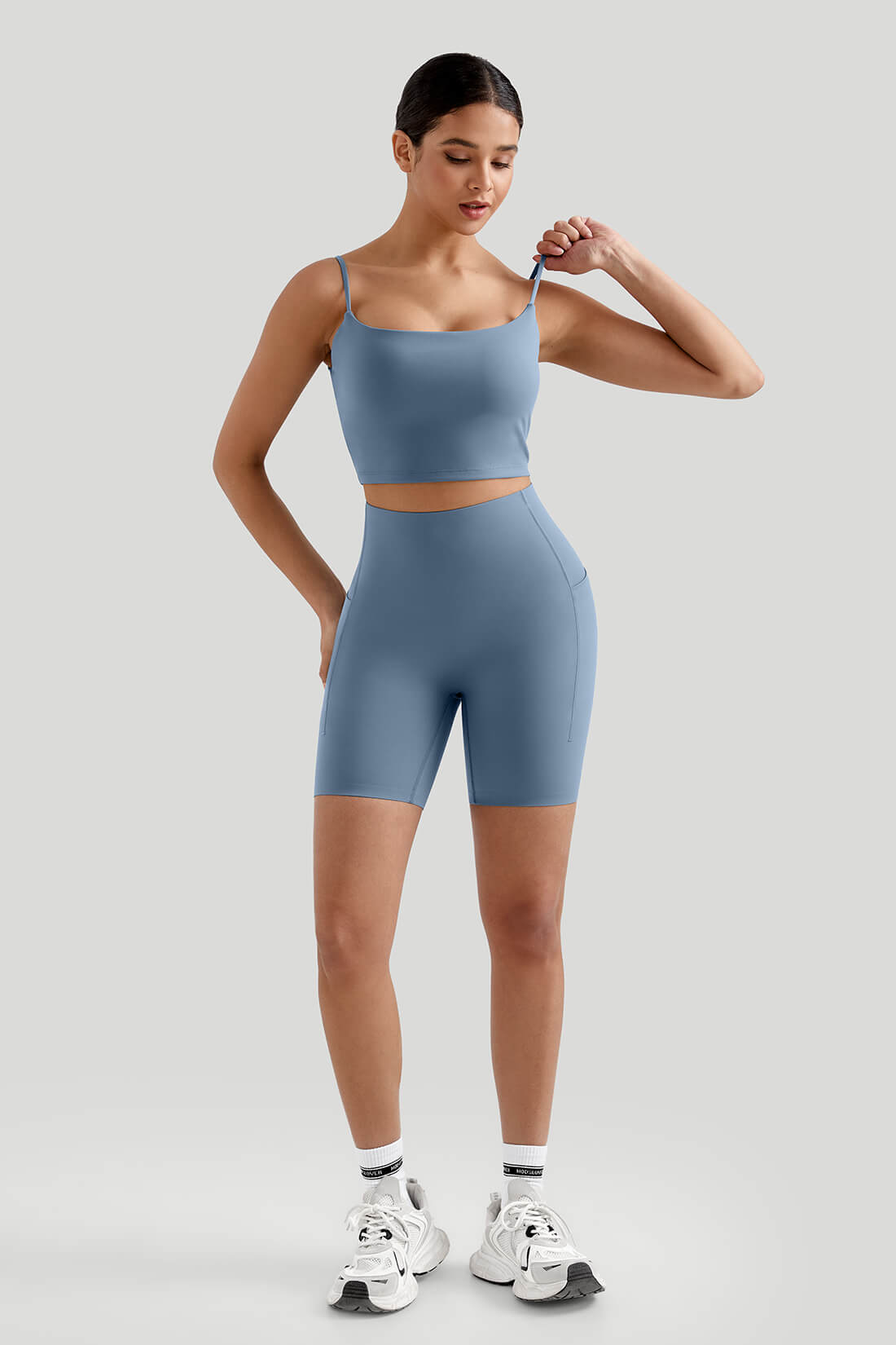 *Market-leading*Spaghetti Strap 2Pcs Short Set